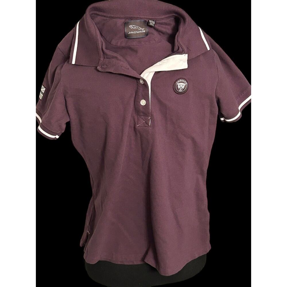 Jaguar Luxury Automobile Car Youth Short Sleeve‎ Polo Shirt Size 12